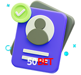 Tornar-se um membro do 50Bet é muito simples
